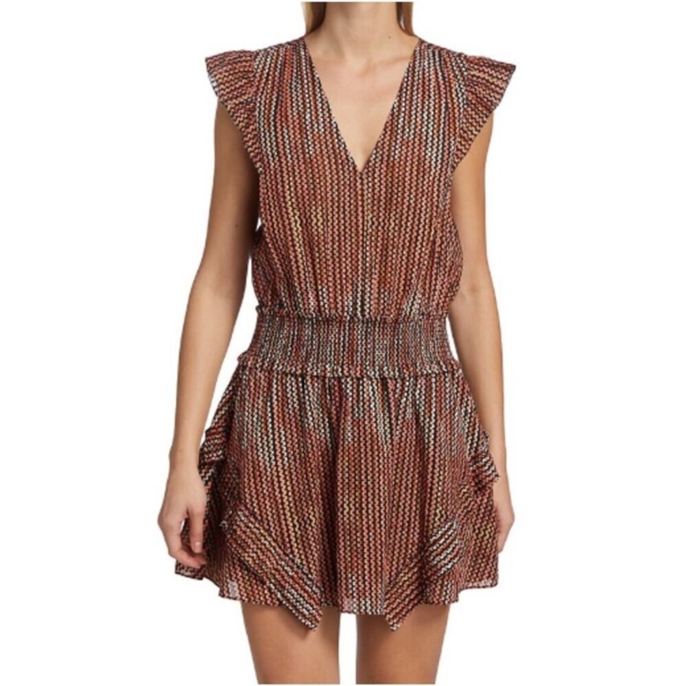 Ramy Brook Striped Jessie Dress Size Large